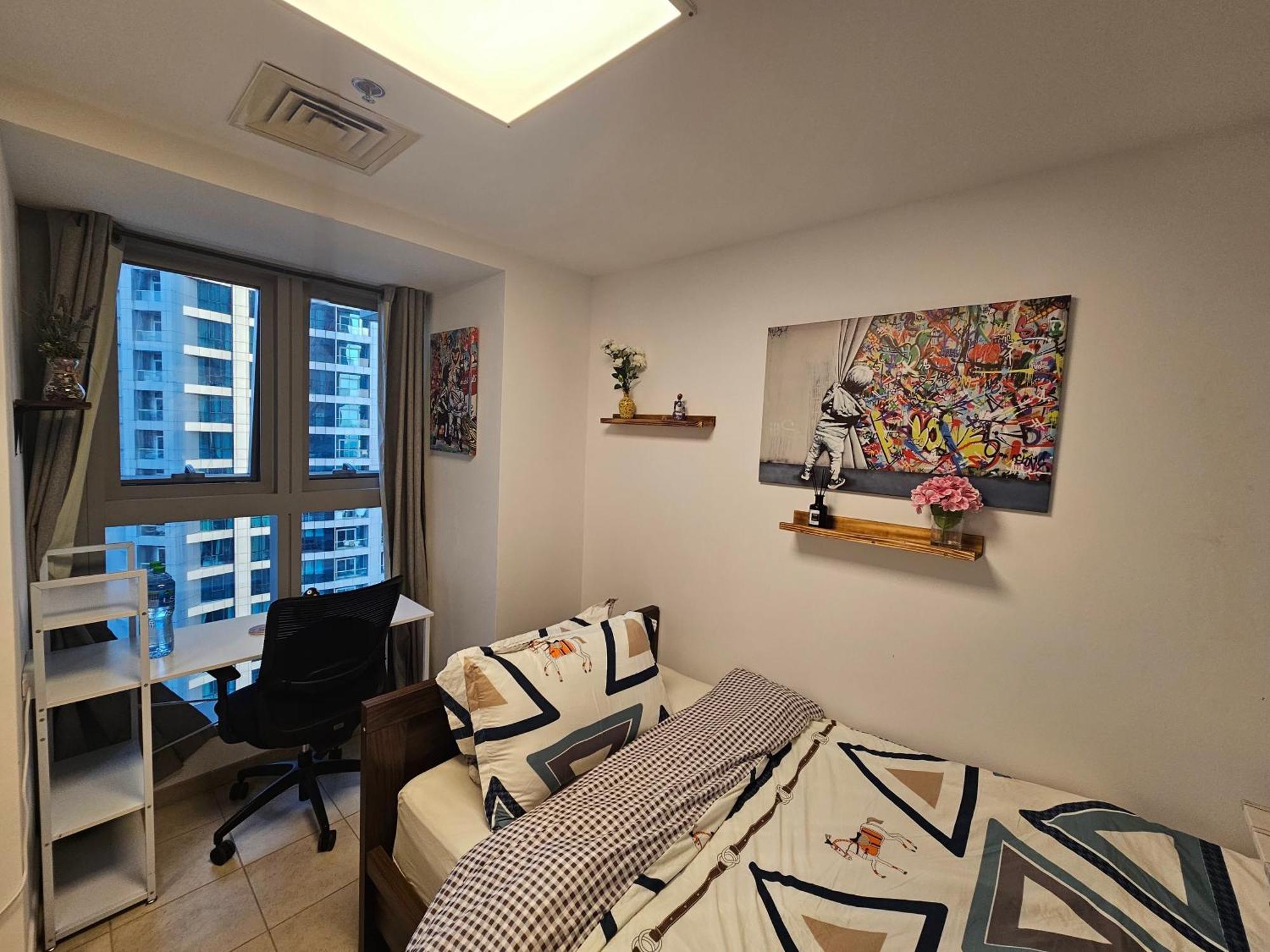 דובאי Super Host At Highest Residential Tower In The World, Private Rooms In A Shared Apartment חדר תמונה